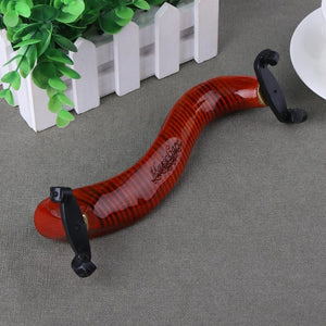 1PCS Adjustable Wine RedWood Rubber Violin Shoulder Rest Padded for 3/4 4/4 Size Violin Parts & Accessories Musical Instruments